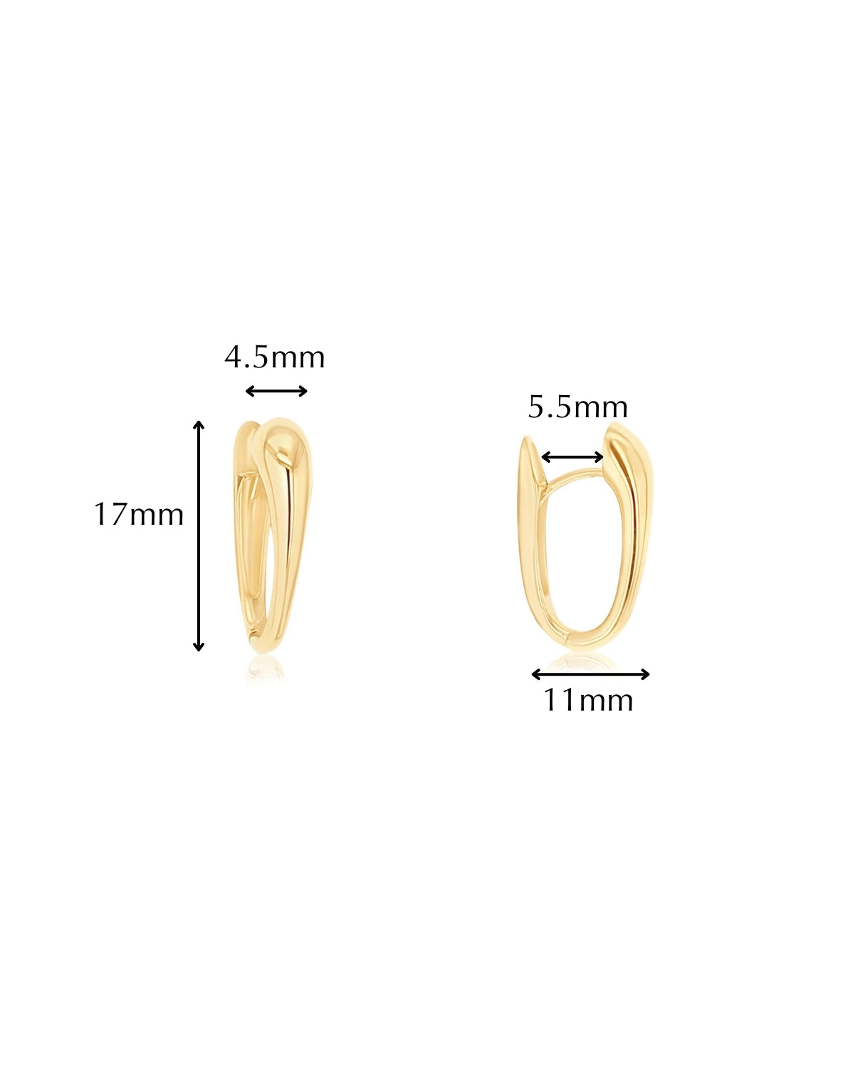 (Pair) Drip Hoops
