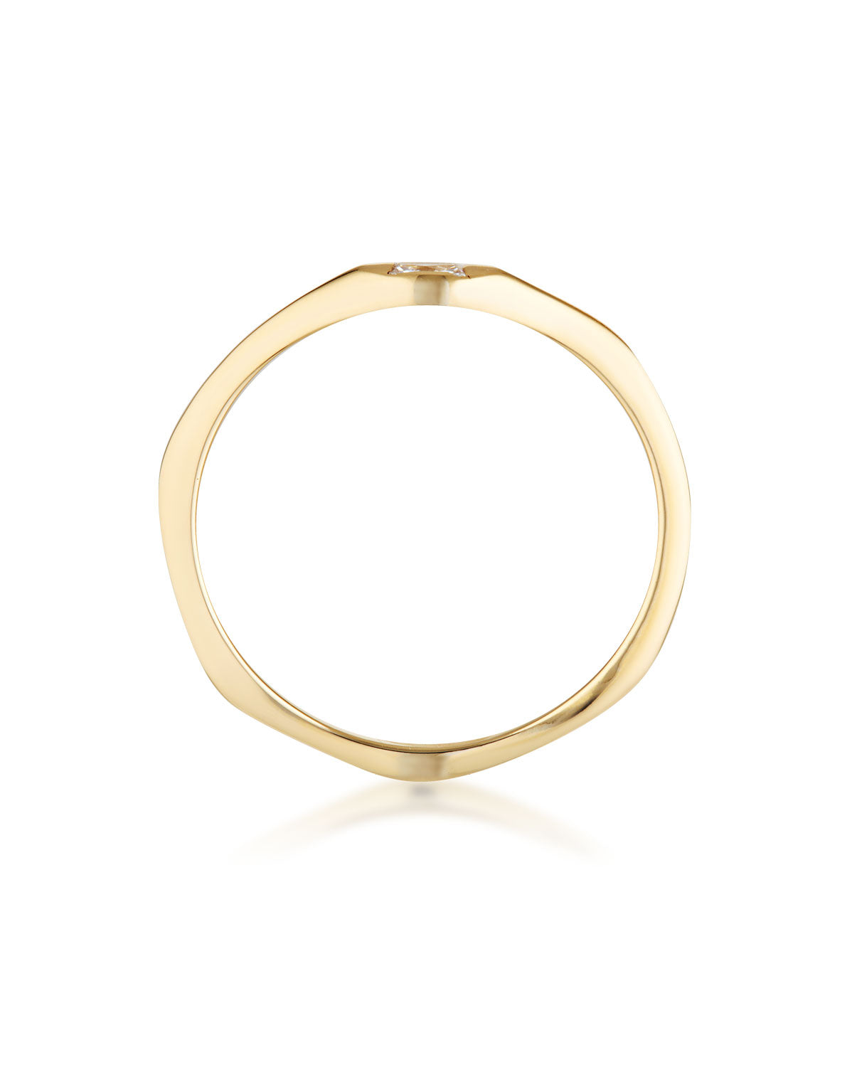 Baguette Wave Ring