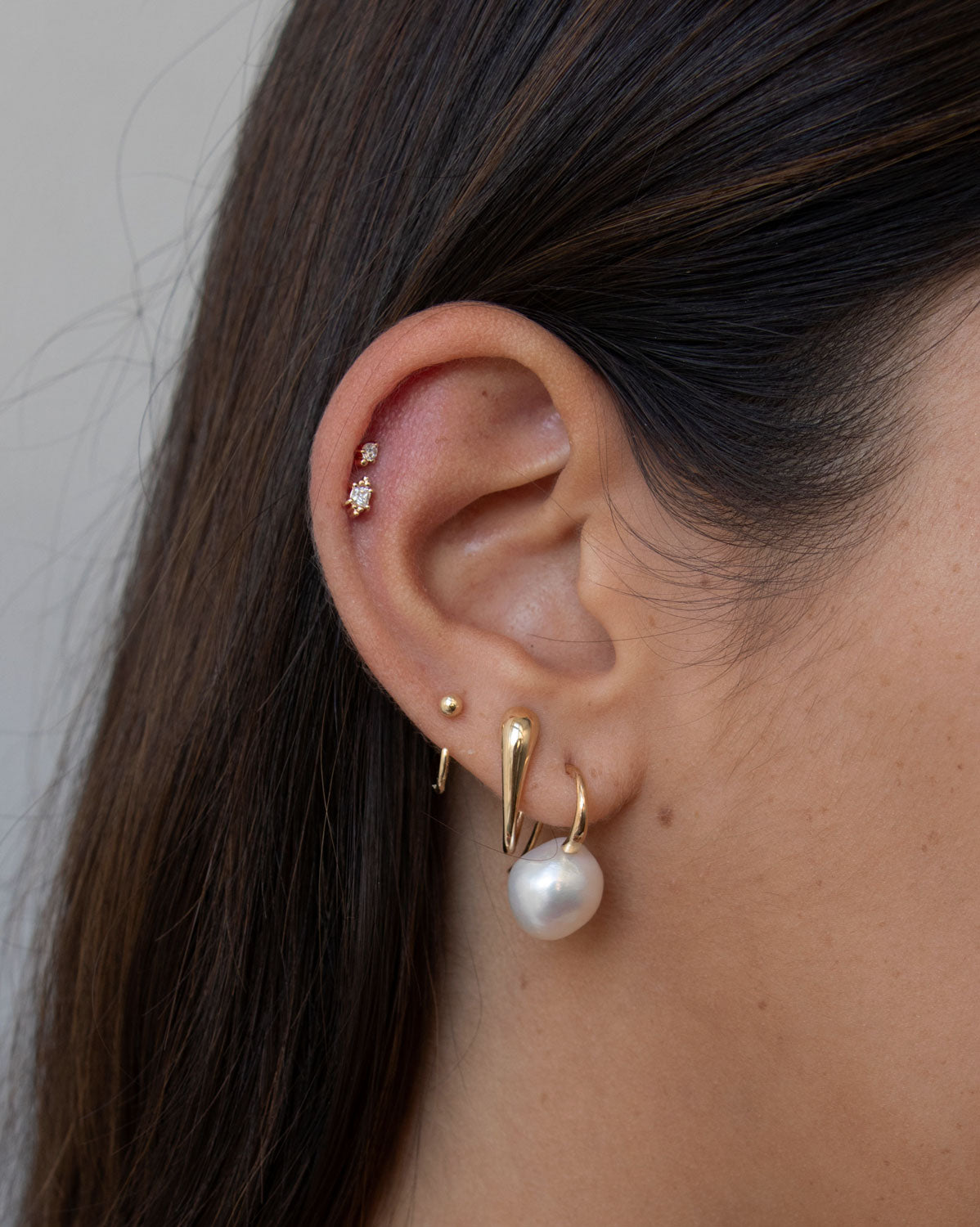 (Pair) Drip Hoops