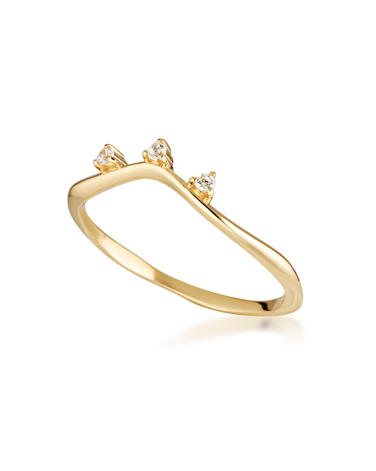 Crown Wave Ring