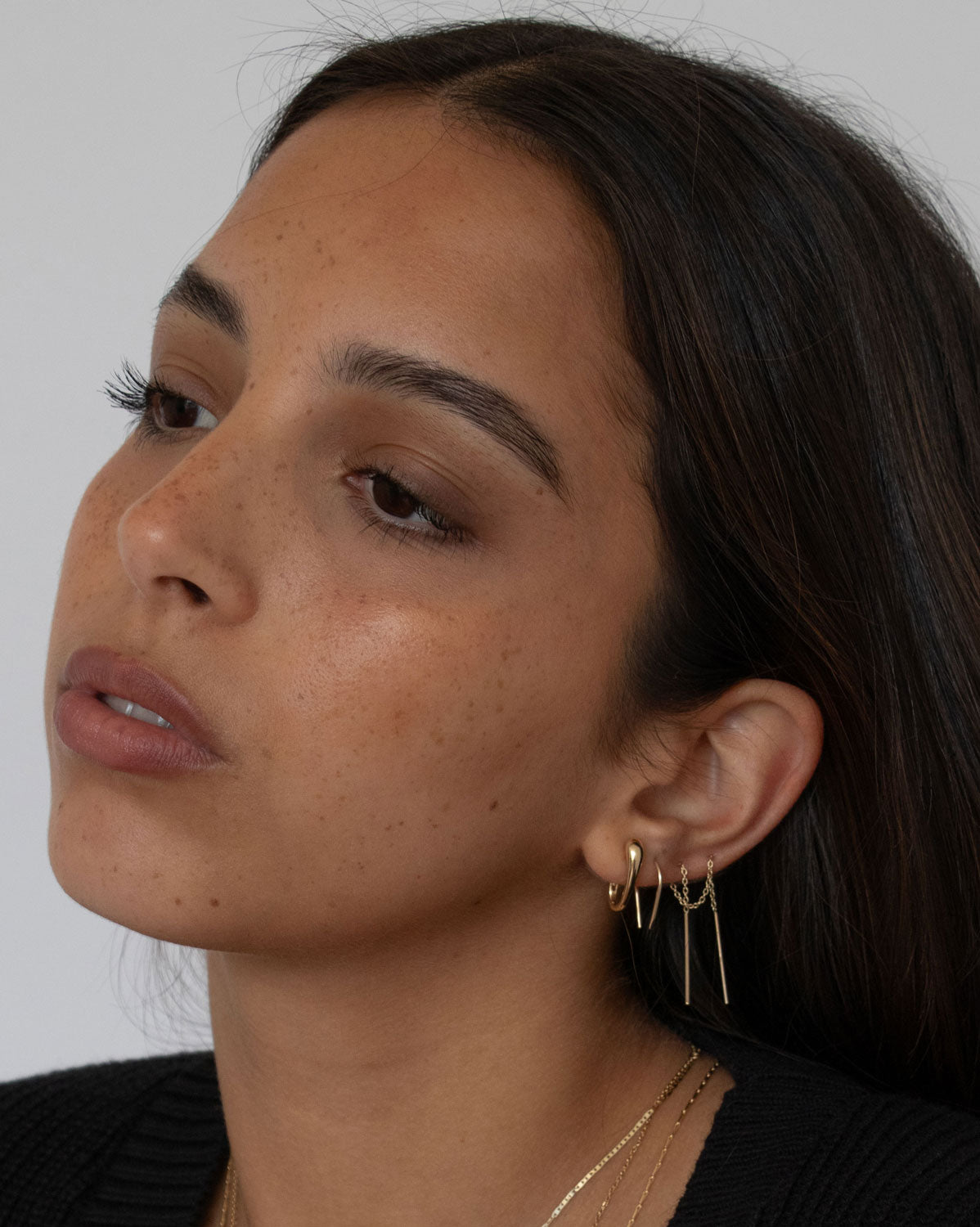 (Pair) Drip Hoops