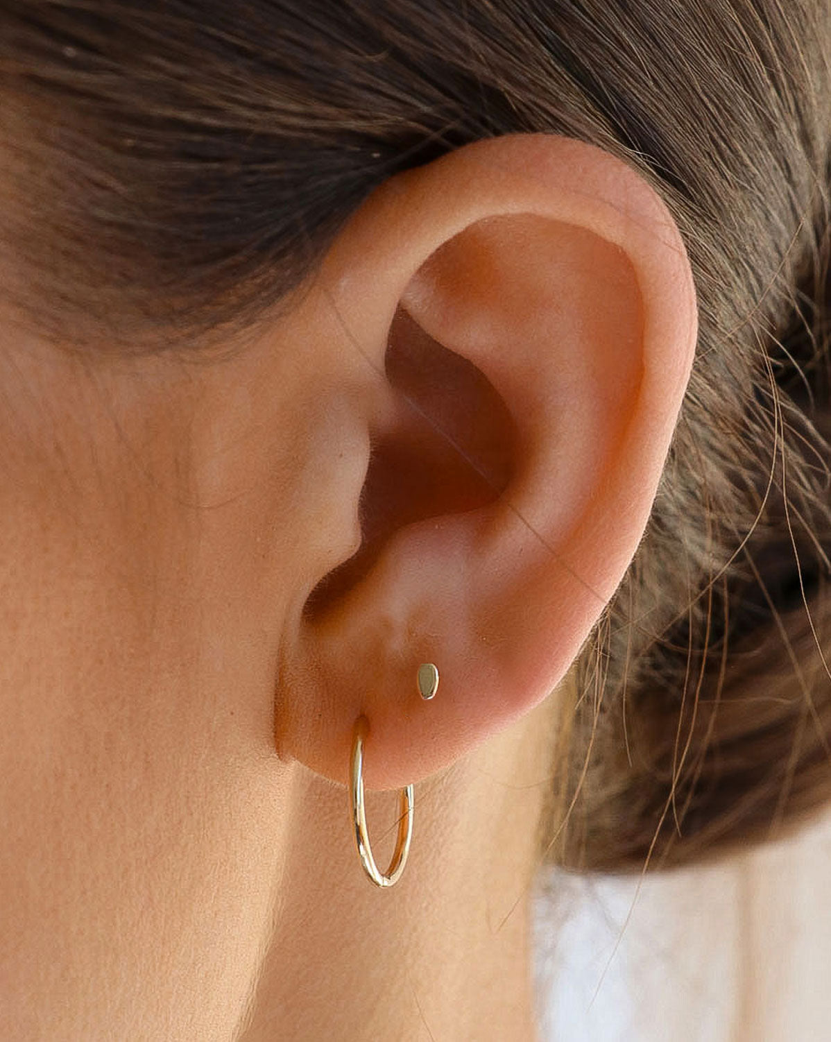 (Single) Molten Dot Stud