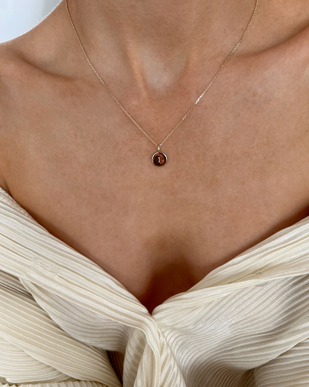 Halo Initial Pendant