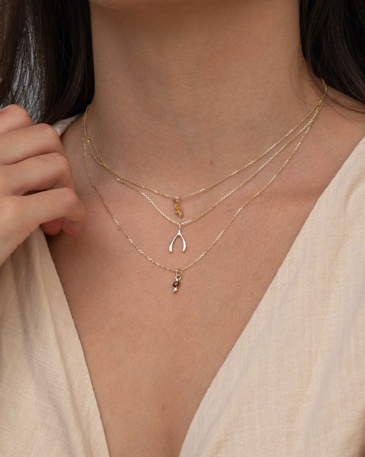 Wishbone Necklace