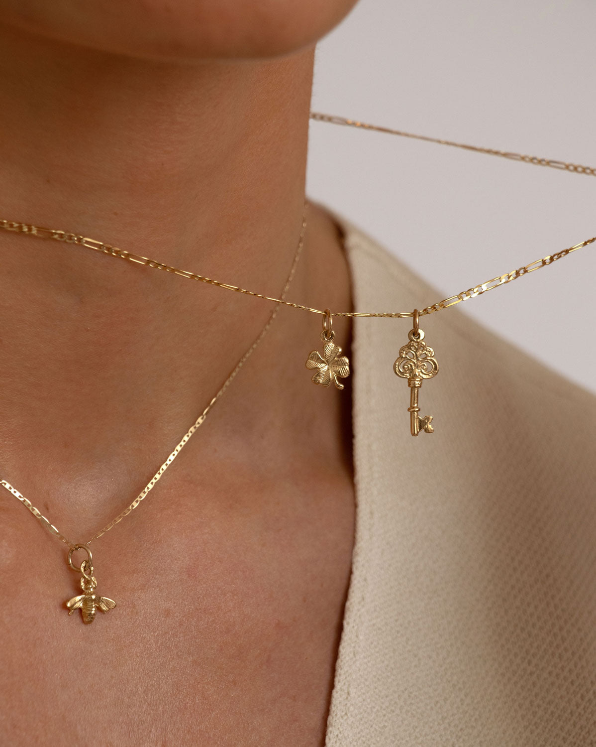 Four Leaf Clover (Luck) Charm