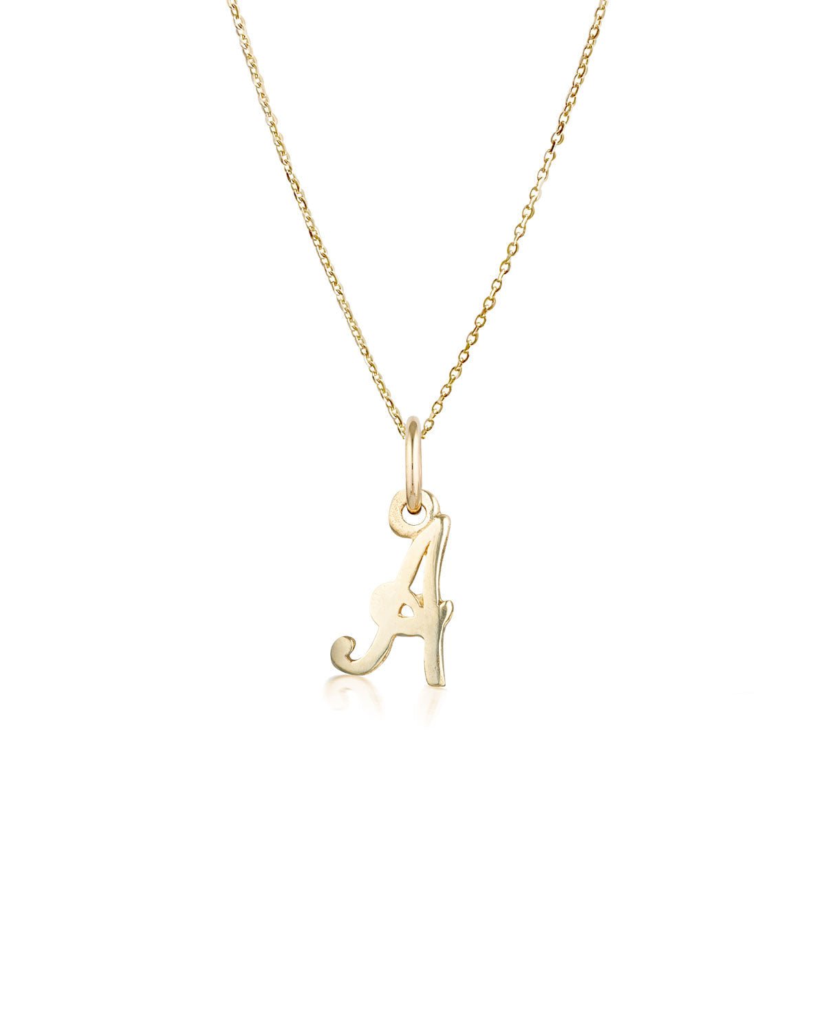 Script Letter Necklace