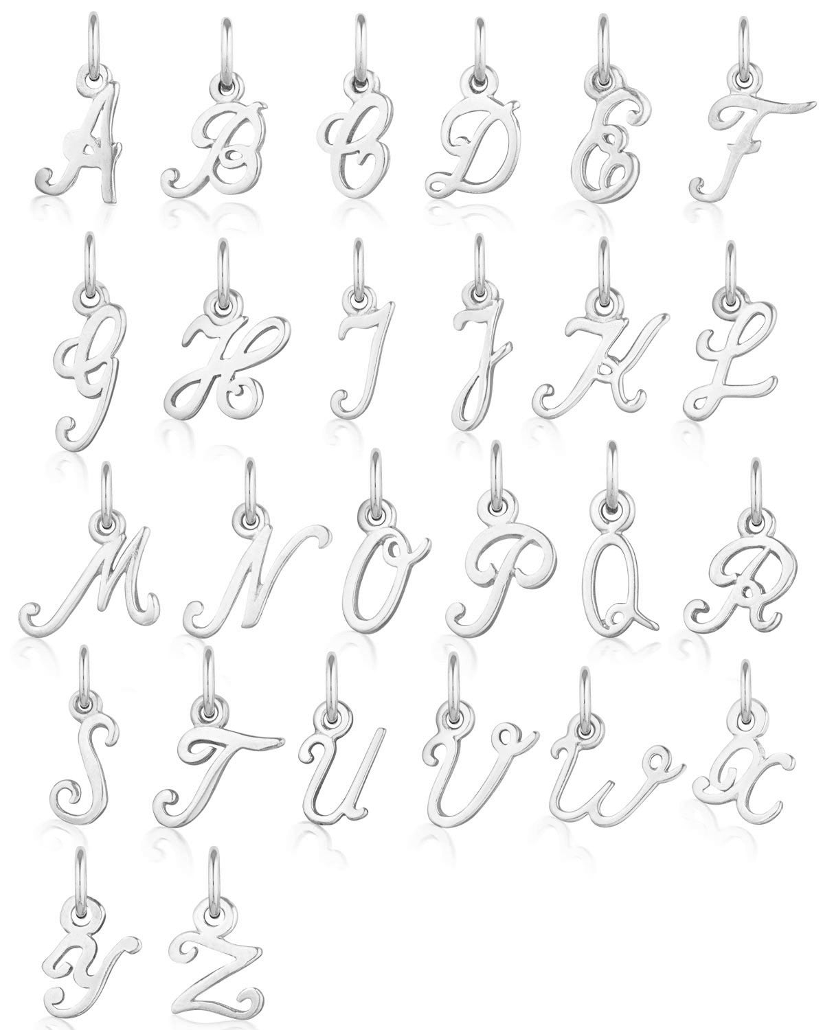 Script Letter Necklace