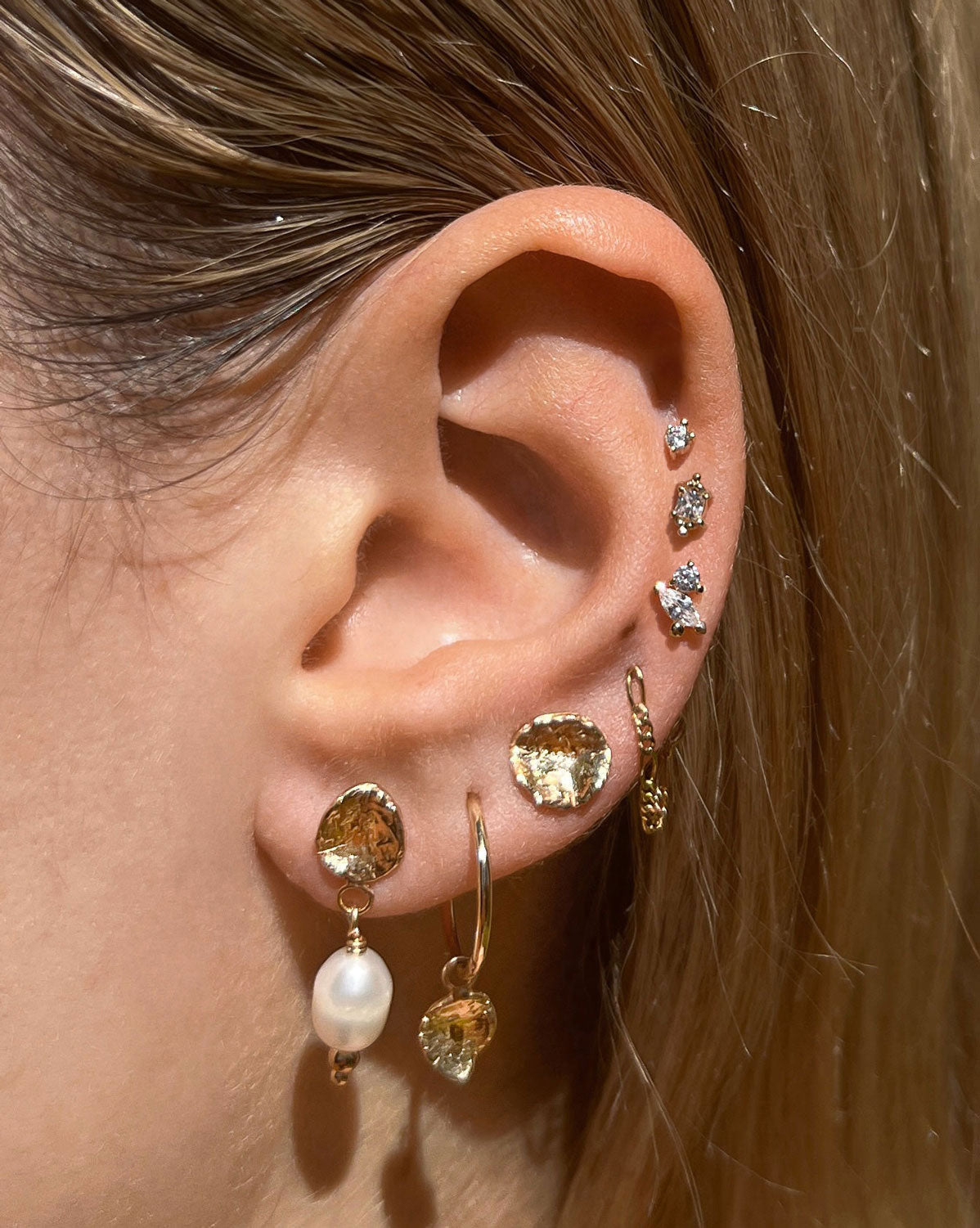 (Single) Princess Flatback Earring