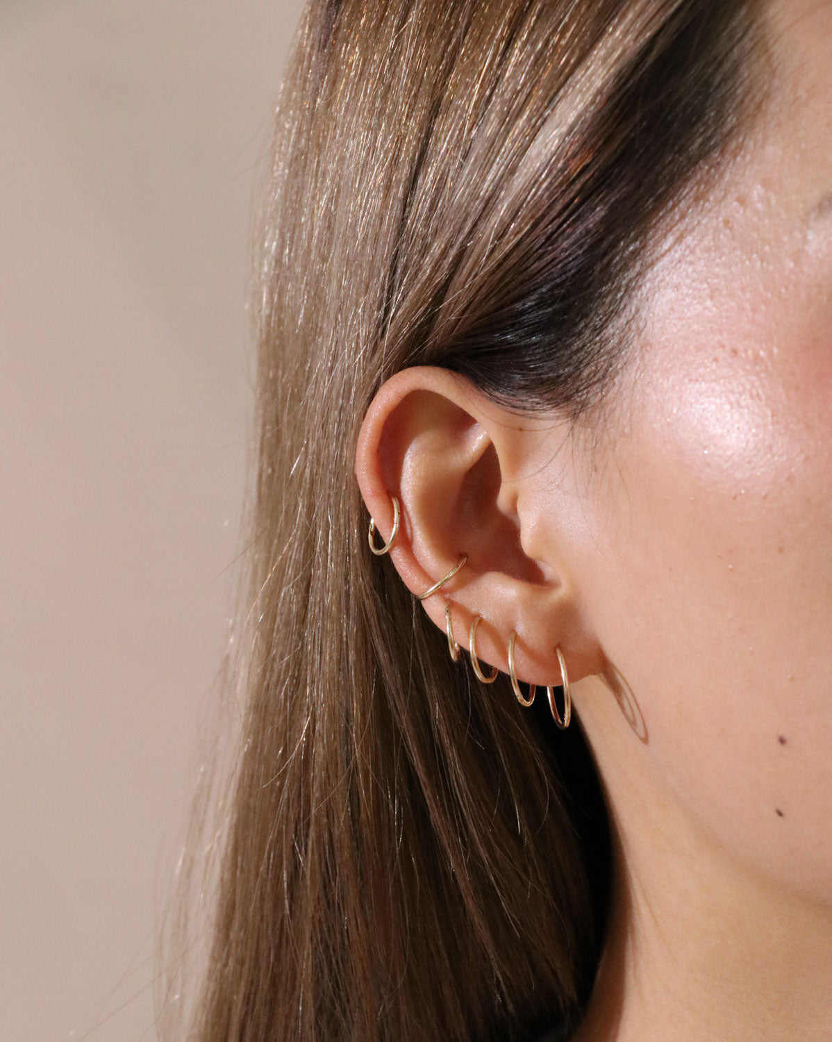 Hoop earrings for upper ear shop