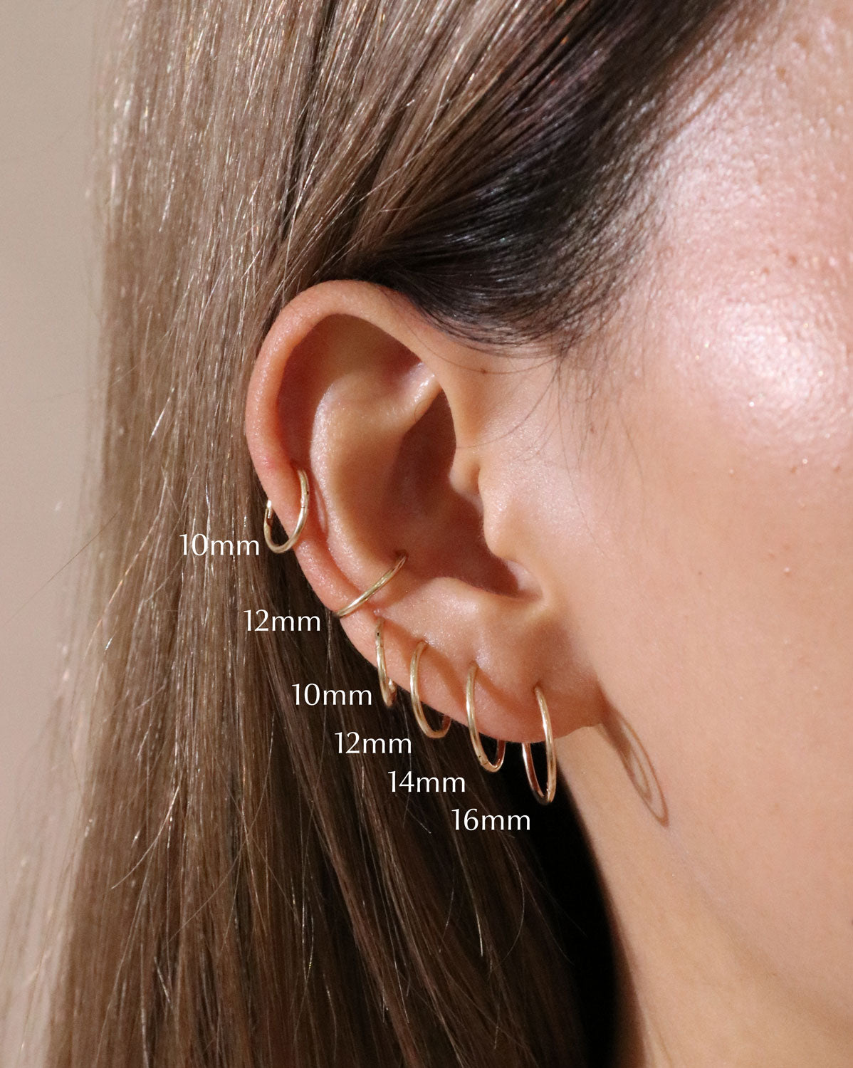 Good quality top gold hoop earrings