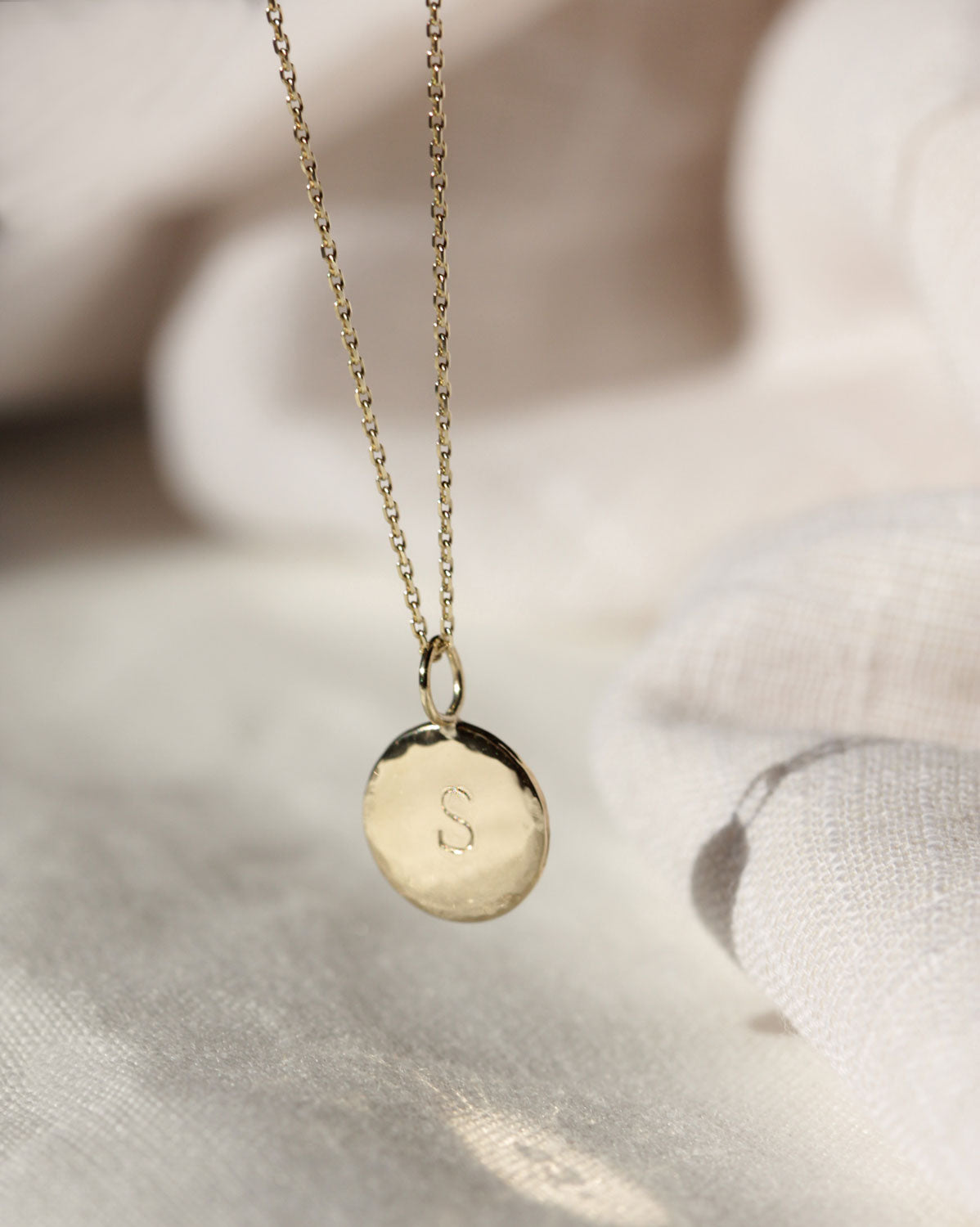 Halo Initial Necklace