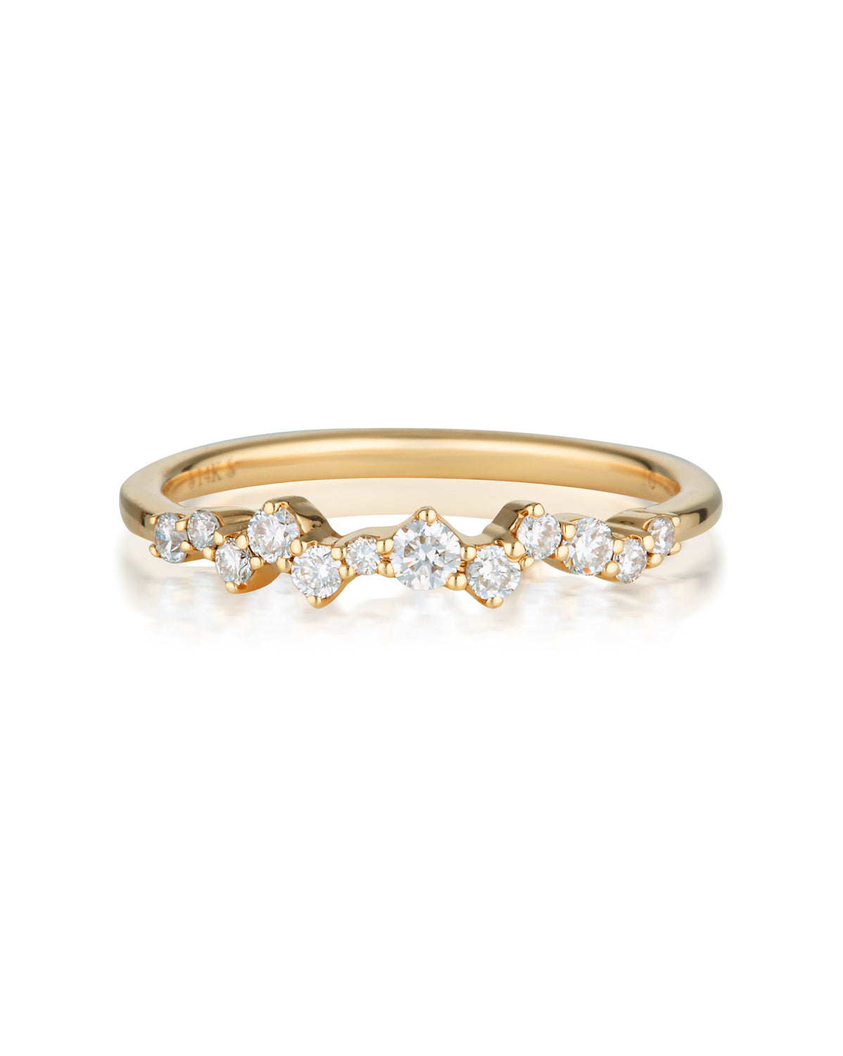 Diamond Scattered Ring